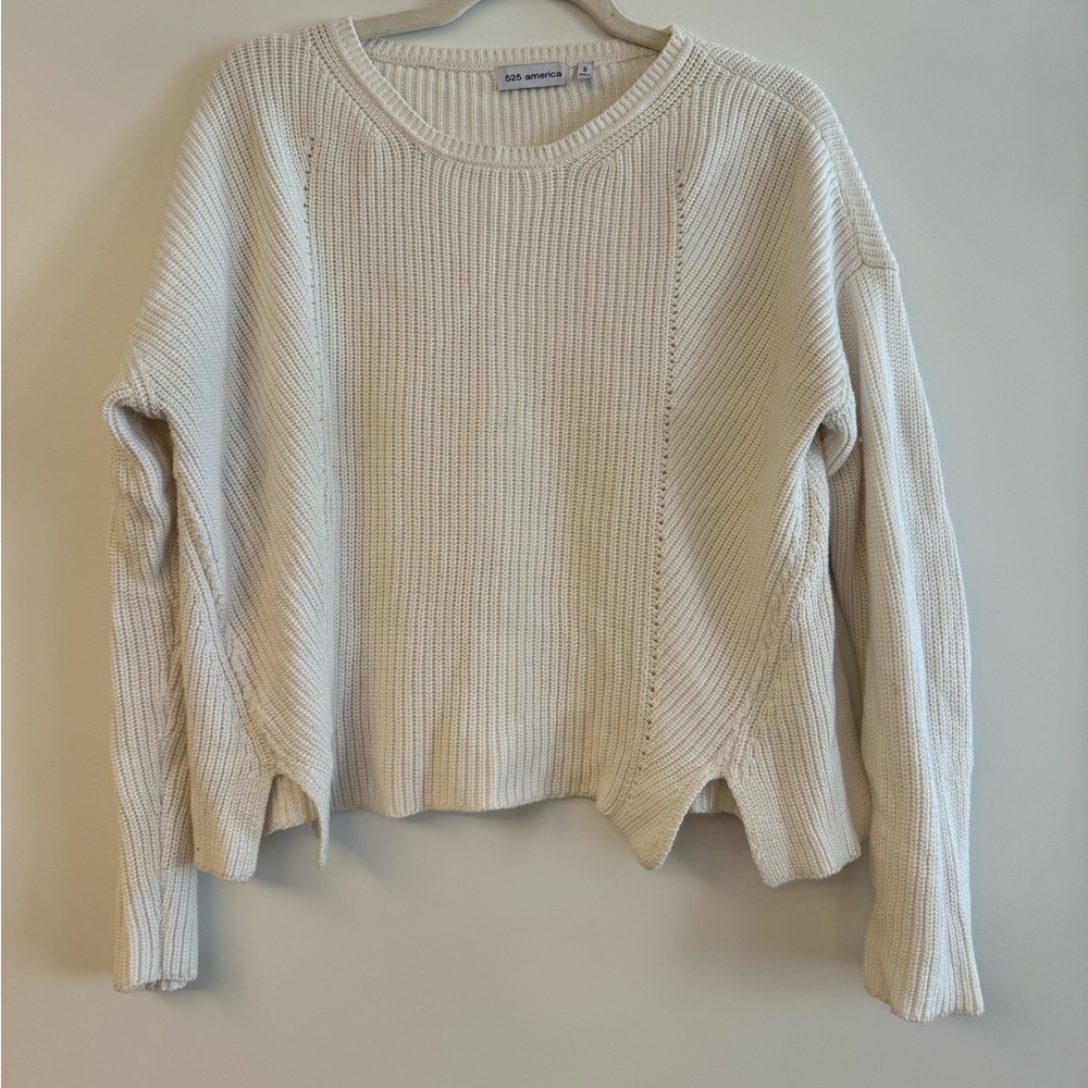 525 America shaker cotton sweater, small